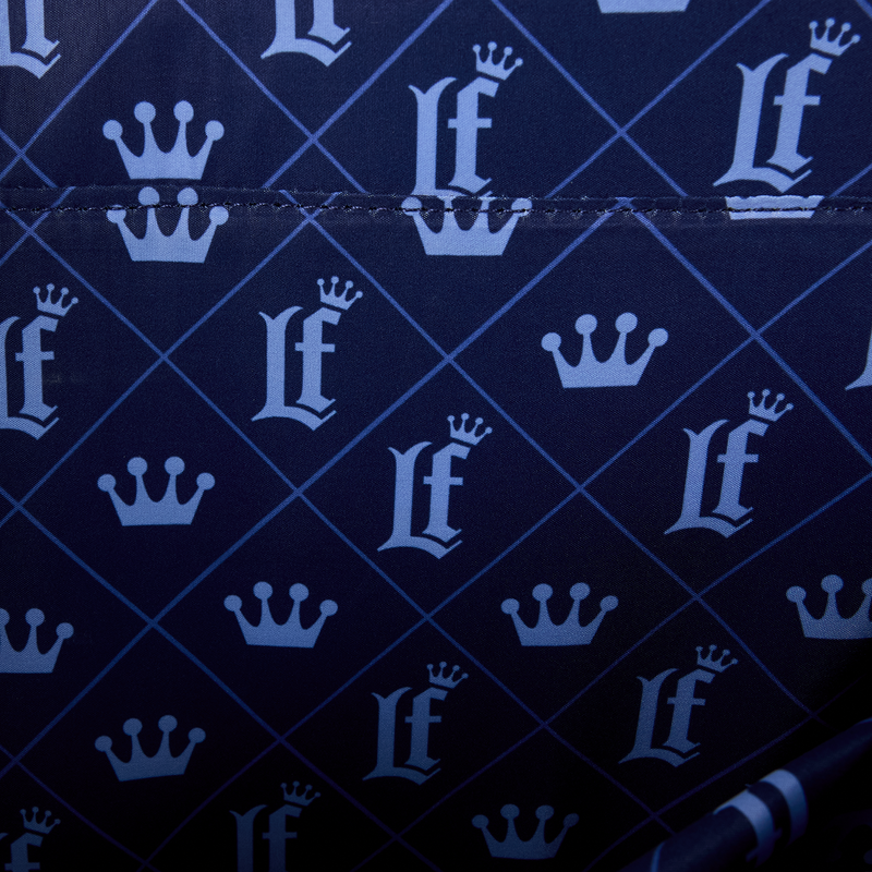 Loungefly Faux Denim Convertible Backpack & Tote Crossbody Bag, , hi-res view 5