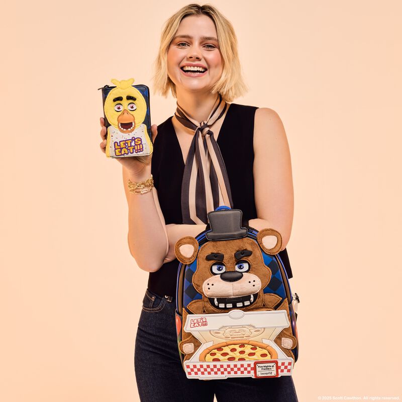 Five Nights at Freddy's Chica Plush Cosplay Zip Around Wallet, , hi-res view 3