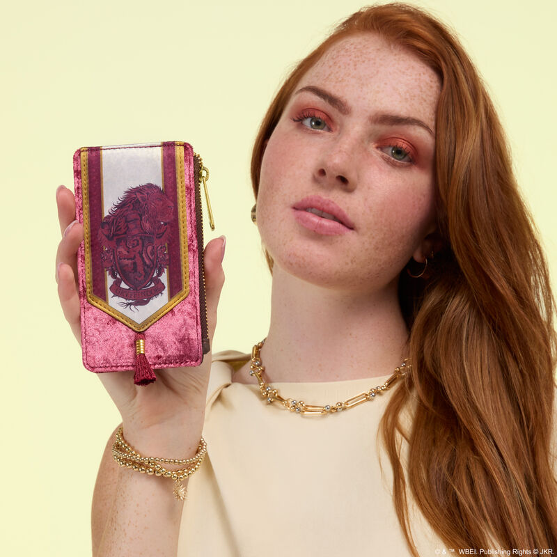 Exclusive Harry Potter Gryffindor Banner Velvet Card Holder LFlifestyle1 view 2