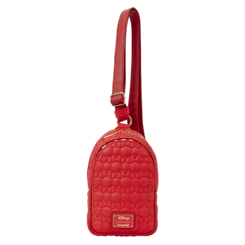 Minnie Mouse Silhouette All-Over Print Sling Crossbody Bag, , hi-res view 1