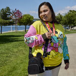 Disney100 Mickey Mouse Classic Corduroy Convertible Mini Backpack & Crossbody Bag, , hi-res view 2