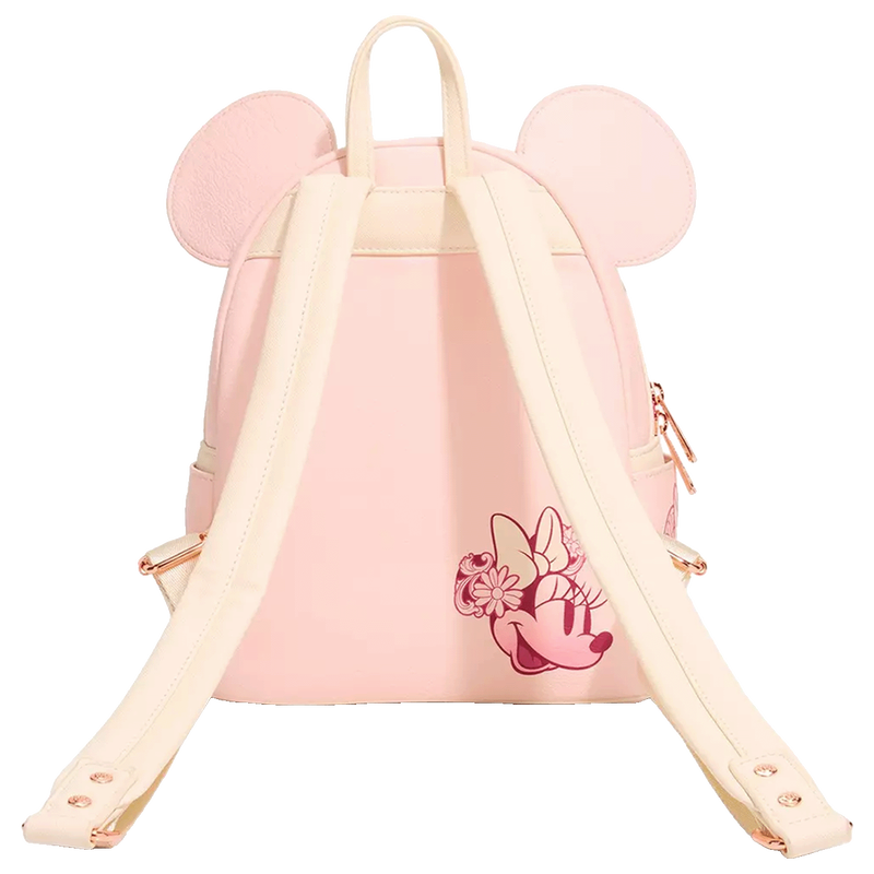 Minnie Mouse Floral Tooling Mini Backpack - Disney, , hi-res view 3