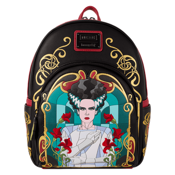 Universal Monsters The Bride Of Frankenstein Stained Glass Mini Backpack,  Universal Monsters The Bride Of Frankenstein Stained Glass Mini Backpack, Image 1