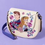 Sleeping Beauty Princess Aurora & Prince Phillip Floral Crossbody Bag LFlifestyle1 view 2