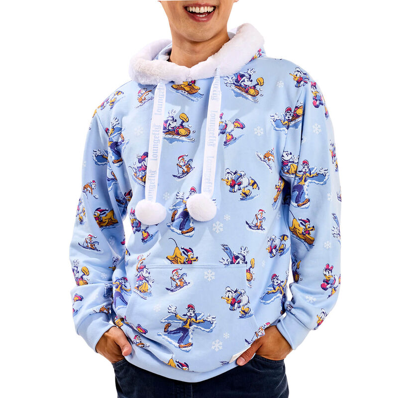 Mickey & Friends Winter Wonderland Unisex Hoodie, , hi-res view 1