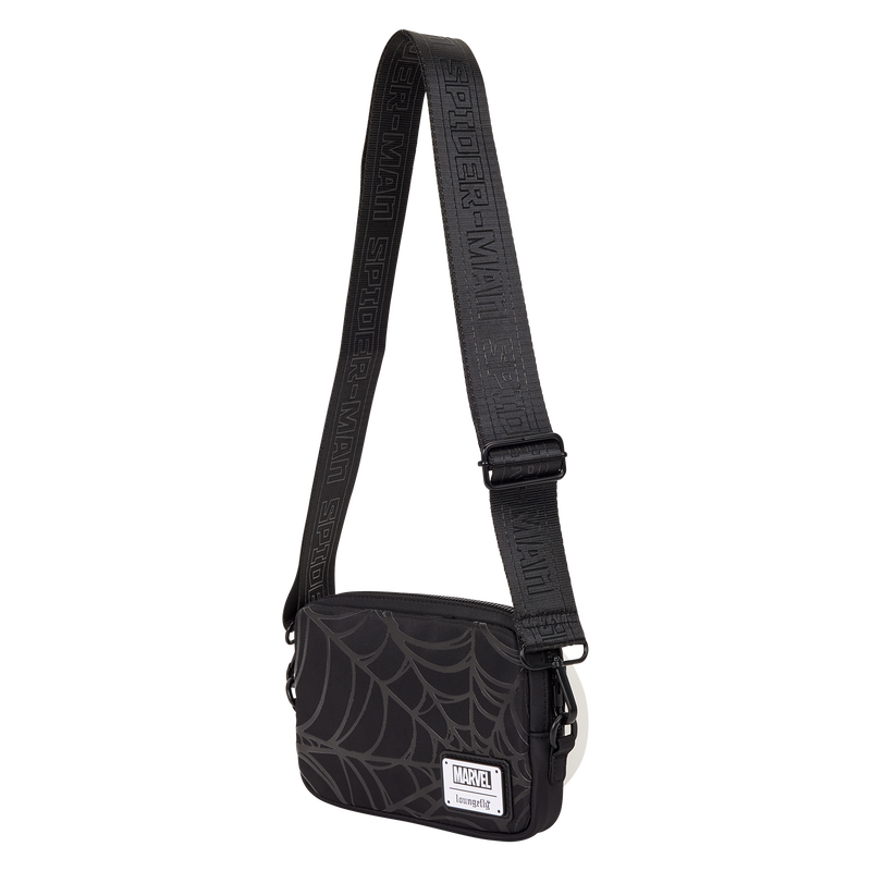 Spider-Man Black & White Suit Sling Crossbody Bag with Coin Bag, , hi-res view 5
