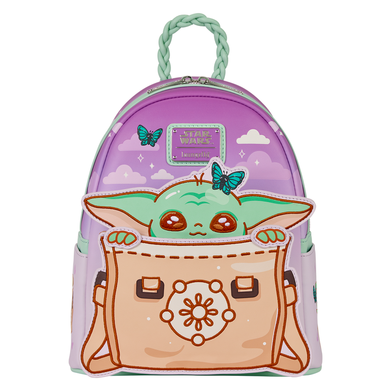 The Mandalorian Grogu Butterfly Mini Backpack, , hi-res view 1