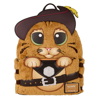 Shrek Puss In Boots Plush Cosplay Mini Backpack, , hi-res view 1