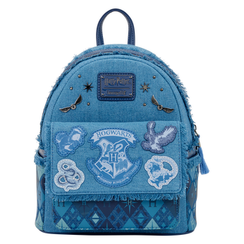Harry Potter Hogwarts Denim Mini Backpack,  Harry Potter Hogwarts Denim Mini Backpack, Image 1