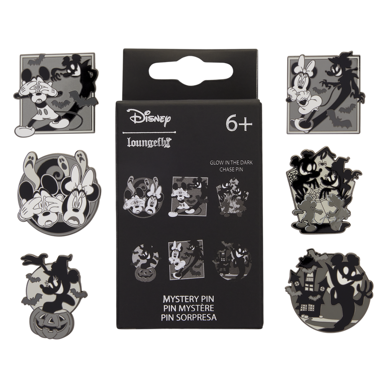 Mickey & Minnie Mouse Ghost Glow Mystery Box Pin, , hi-res view 1
