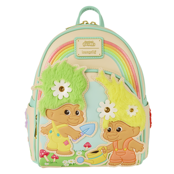 Classic Good Luck Trolls Plush Glitter Mini Backpack, Image 1