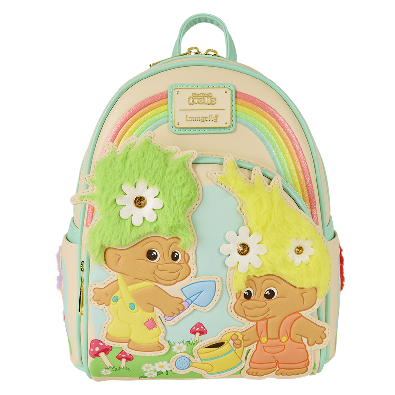 Classic Good Luck Trolls Plush Glitter Mini Backpack, , hi-res view 1