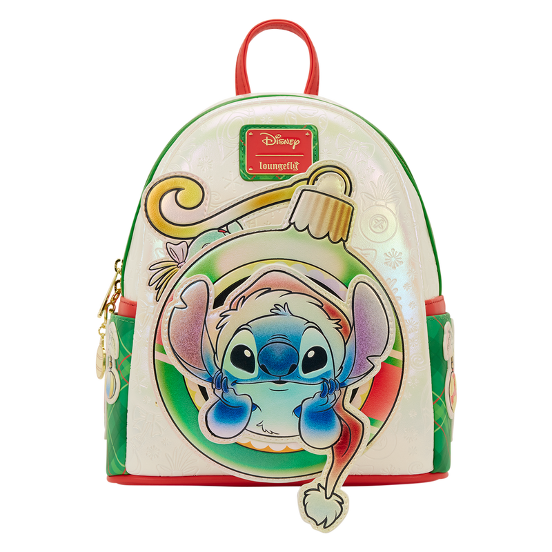 Stitch & Scrump Iridescent Holiday Ornament Mini Backpack, , hi-res view 1