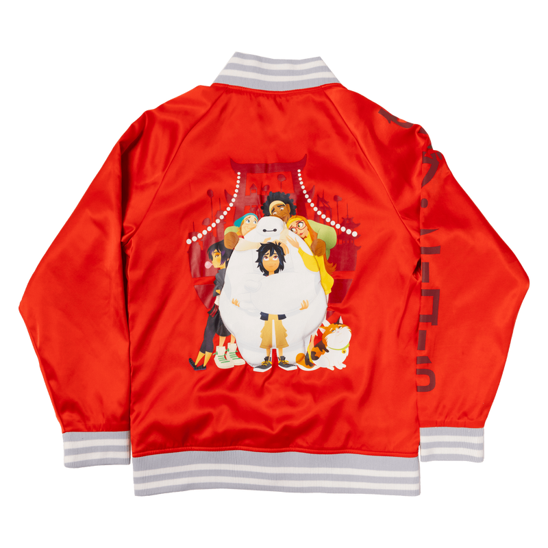 Big Hero 6 10th Anniversary Baymax & Friends Unisex Bomber Jacket, , hi-res view 4