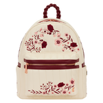 Loungefly Cream & Red Floral Mini Backpack, , hi-res view 1