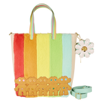 Classic Trolls Plush Glitter Tote Crossbody Bag with Coin Bag, , hi-res view 1