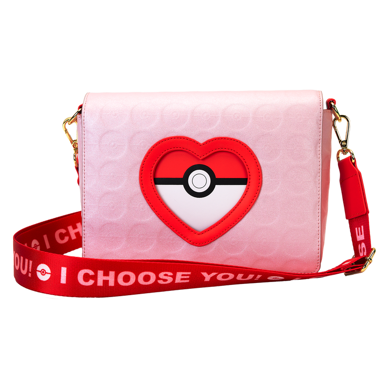 Pok&eacute;mon Exclusive I Choose You Hearts Crossbody Bag, , hi-res view 4