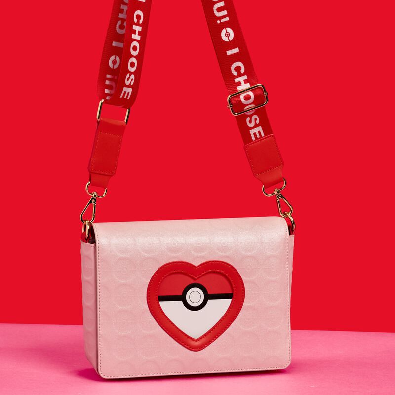 Pok&eacute;mon Exclusive I Choose You Hearts Crossbody Bag, , hi-res view 2