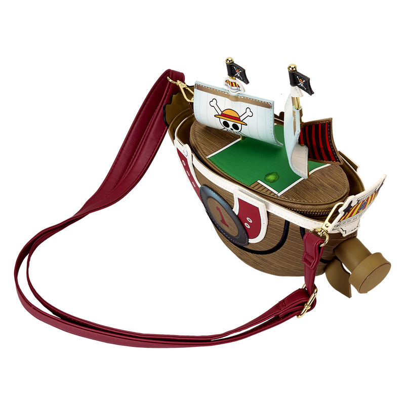 One Piece Thousand Sunny Ship Figural Crossbody Bag, , hi-res view 5