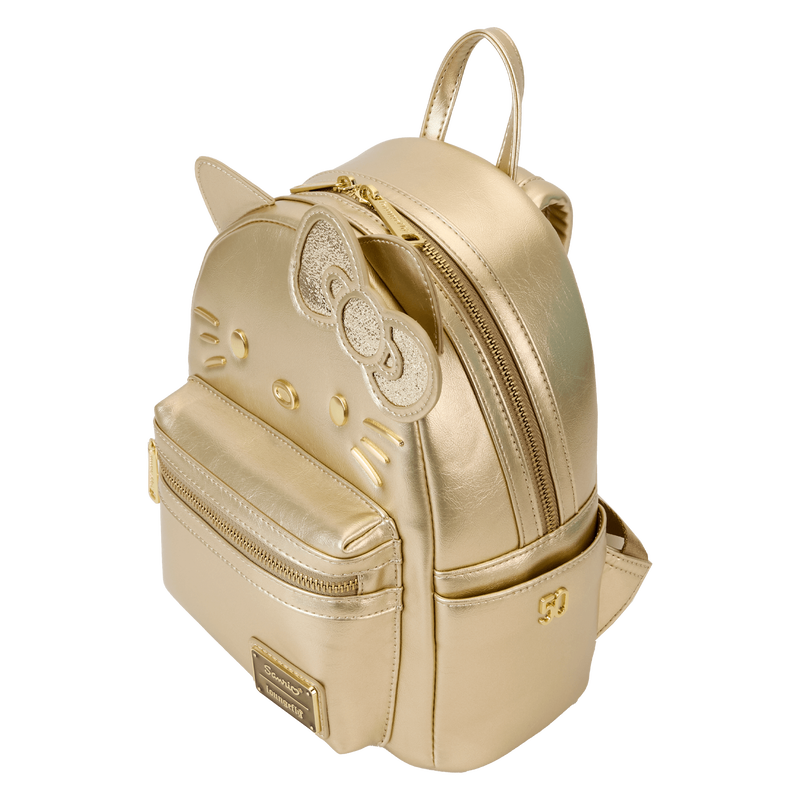 Limited Edition Sanrio Hello Kitty 50th Anniversary Gold Mini Backpack, , hi-res view 5