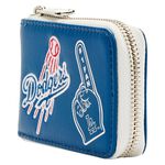 MLB LA Dodgers Patches Accordion Zip Around Wallet, , hi-res view 3