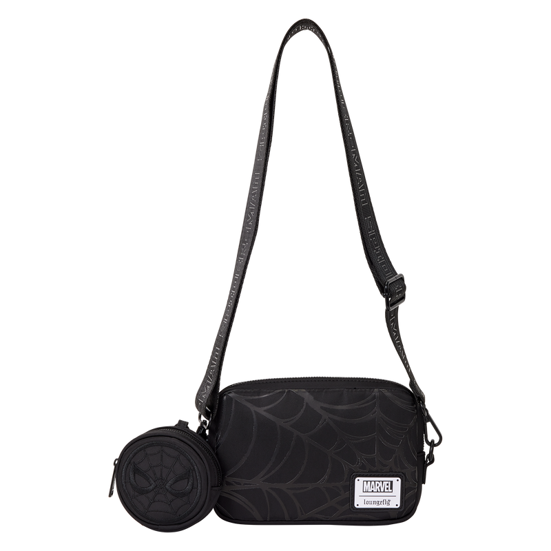 Spider-Man Black & White Suit Sling Crossbody Bag with Coin Bag, , hi-res view 4