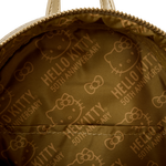 Limited Edition Sanrio Hello Kitty 50th Anniversary Gold Mini Backpack, , hi-res view 8