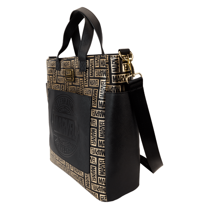 Marvel 85th Anniversary All-Over Print Logo Convertible Backpack & Tote Crossbody Bag, , hi-res view 4