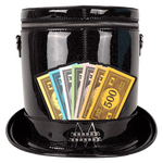 Monopoly 90th Anniversary Top Hat Glitter Figural Crossbody Bag, , hi-res view 4