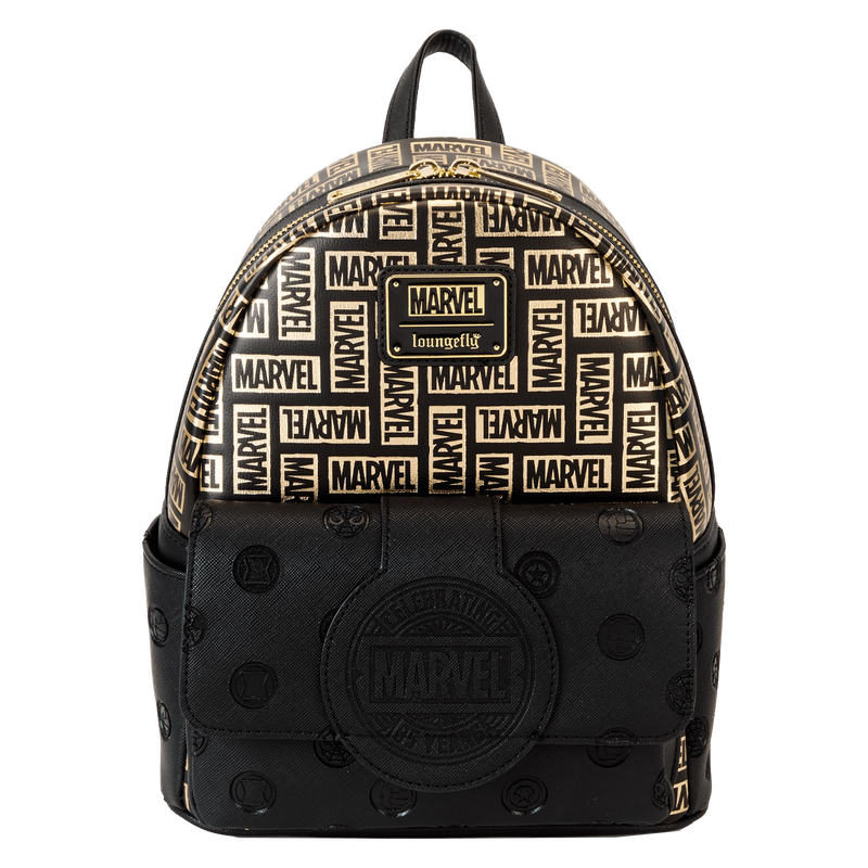 Marvel 85th Anniversary All-Over Print Logo Mini Backpack, , hi-res view 1