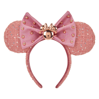 Exclusive Minnie Mouse Glitter Tweed Ear Headband, Image 1