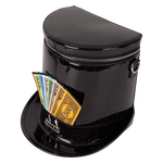 Monopoly 90th Anniversary Top Hat Glitter Figural Crossbody Bag, , hi-res view 6