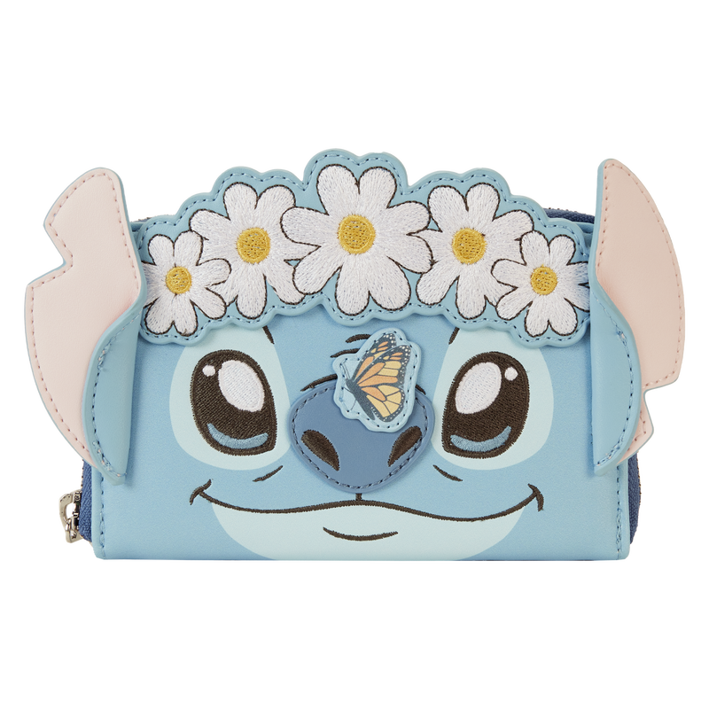 Stitch Springtime Daisy Cosplay Zip Around Wallet, , hi-res view 1
