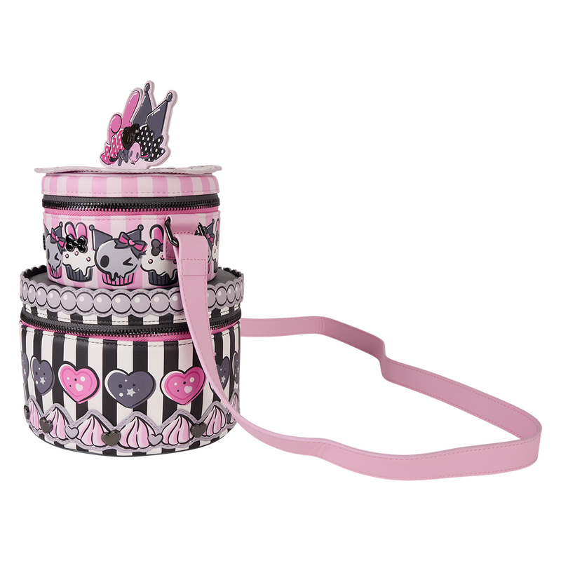 Sanrio My Melody & Kuromi Figural Cake Crossbody Bag, , hi-res view 5