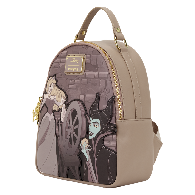 Sleeping Beauty & Maleficent Spinning Wheel Mini Backpack, , hi-res view 3