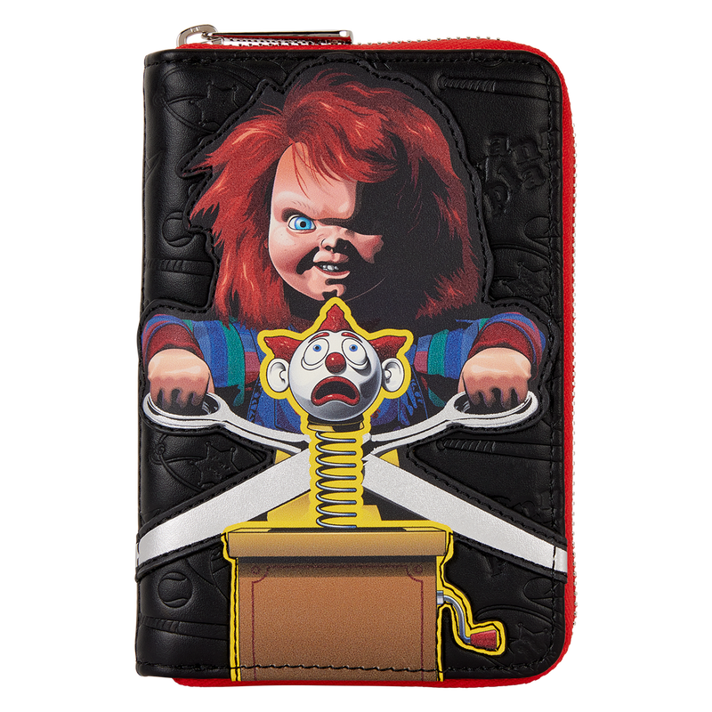 Chucky Clown Cosplay Zip Around Wallet, , hi-res view 1