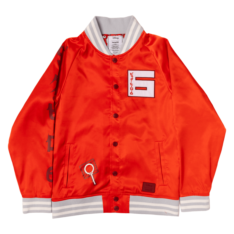 Big Hero 6 10th Anniversary Baymax & Friends Unisex Bomber Jacket, , hi-res view 3