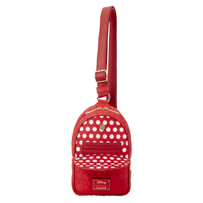 Minnie Mouse Silhouette All-Over Print Sling Crossbody Bag, , hi-res view 3
