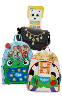Selection of Mickey and Friends Loungefly accessories