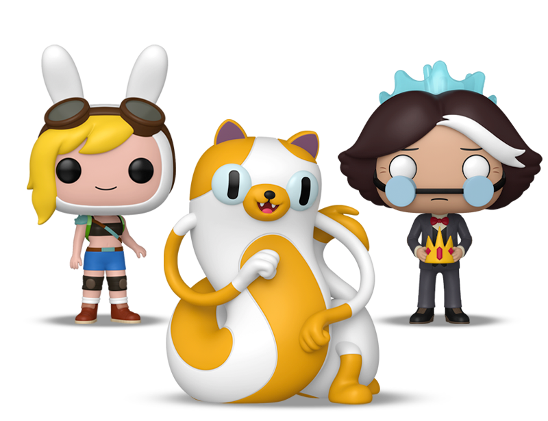 Adventure times character Funko Pops