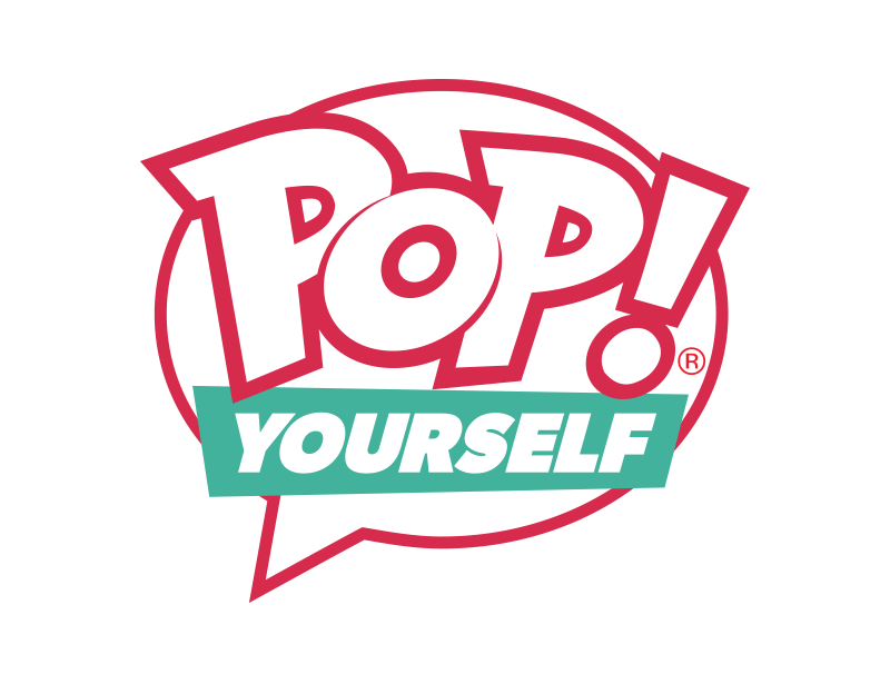 POP! Yourself logo with Holiday colours