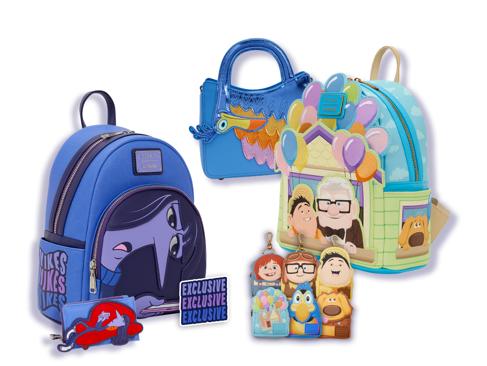 Loungefly Disney Pixar Up and Inside Out collections