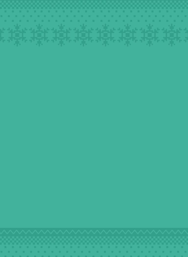 Teal background with Ugly Christmas Sweater pattern featuring Funko Crown