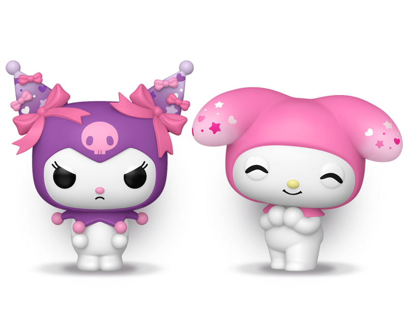 Funko Pop! Sanrio My Melody and Kuromi vinyl collectibles